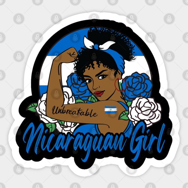 Nicaraguan Girl Sticker by JayD World